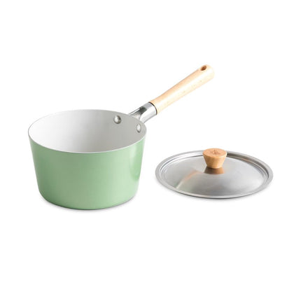 Nordic Ware Cardamom Ceramic Nonstick 3 Quart Saucepan with Lid