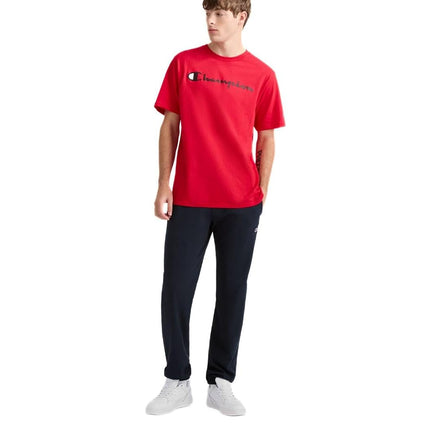 Champion Men's, Classic Graphic, Soft and Comfortable T-Shirts Logo (Reg. Or Big & Tall), Scarlet Script, XXL