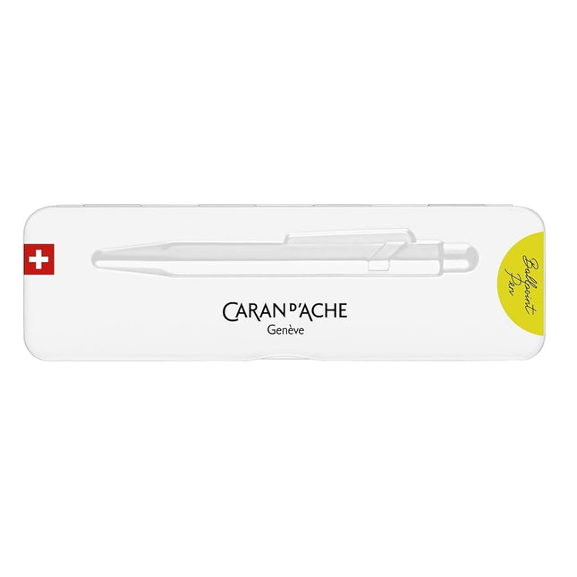 Caran D'Ache 849 Fluo Line Ballpoint Pen, Yellow