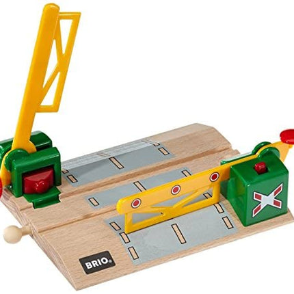 BRIO Magnetic Action Train Crossing for Kids Age 3 Years Up - Compatible with all BRIO Railway Sets & Accessories