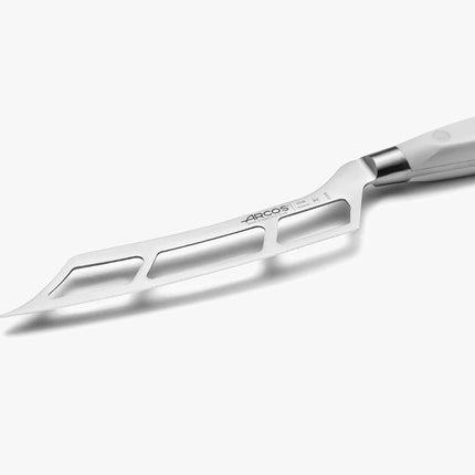 Arcos, AA8Riviera Blanc 232824 Cheese Knife - Blade Made of Nitrum Forged Stainless Steel 145 mm - Handle Polyoxymethylene (POM) Colour White, 18.13 x 5 x 5 cm