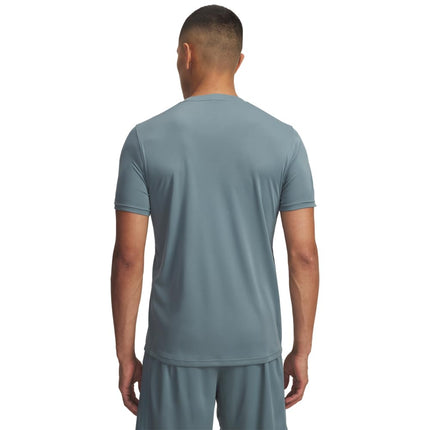 Under Armour Men's Challenger Train Short Sleeve, Lightweight and Quick-Drying Sports Top, Men's T-Shirt for Training, Gym and Casual Wear,Jasper Blue / / Squad Orange,LG