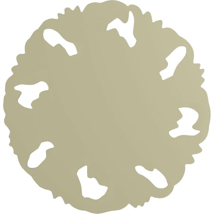 Ekena ROS04X04MO 4 7/8" OD x 5/8" P Medium Monique Round Rosette, Primed