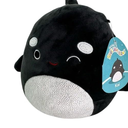 Squishmallows Kai The Orca Whale Plush Toy, 5 Inch