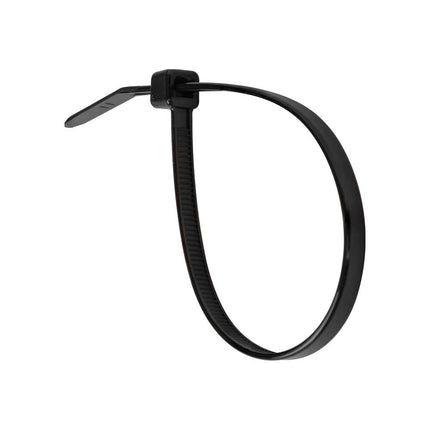 Cable Ties, 50-Pound Tensile Strength, Heavy Duty Nylon Cable Zip Ties, Indoor/Outdoor Use, 7.75-Inch, Black, 100-Piece Klein Tools 450-200