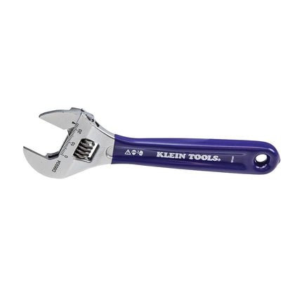 KLEIN TOOLS D86934 Adjustable Wrench, Forged with Slimmer Jaw and a High Polish Chrome Finish, 6-inch