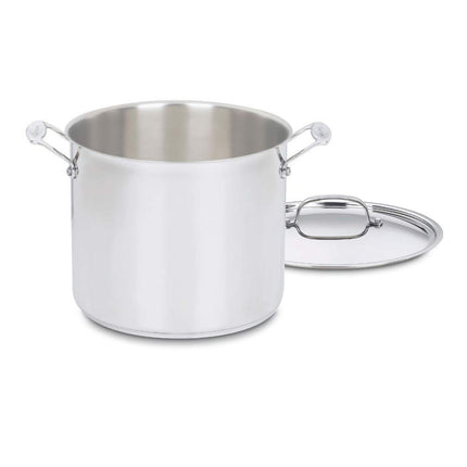 Cuisinart 766-26 Chef's Classic Faitout de 12 pintes avec couvercle, acier inoxydable brossé