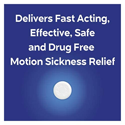 Sea-Band Anti-Nausea Acupressure Wristband for Motion & Morning Sickness, Pack of 2 Sets