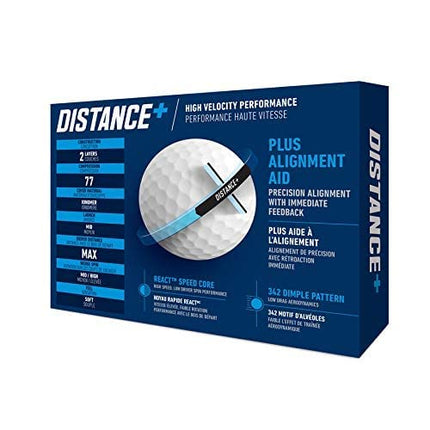 TaylorMade Distance+ Golf ball,white