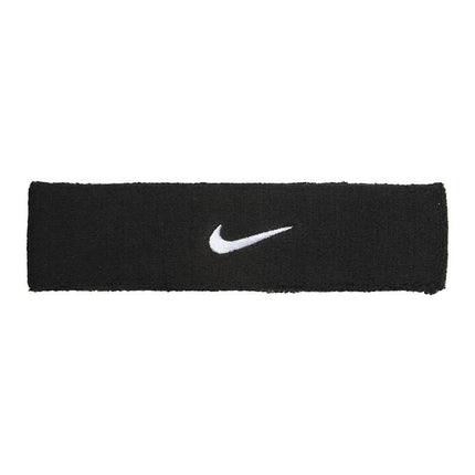 Nike Swoosh Headband, Mens, N.NN.07.416.OS, Obsidian/White, One Size