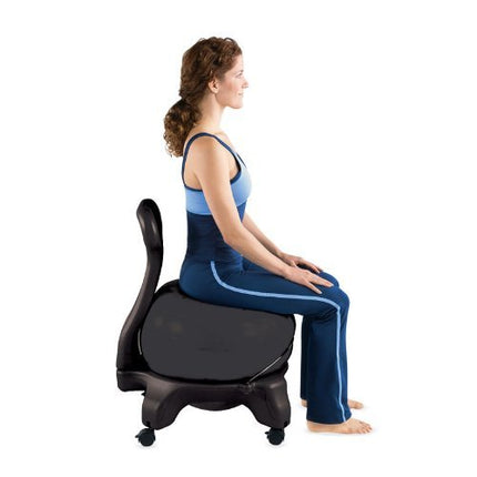 Gaiam Classic Balance ball Chair - Charcoal