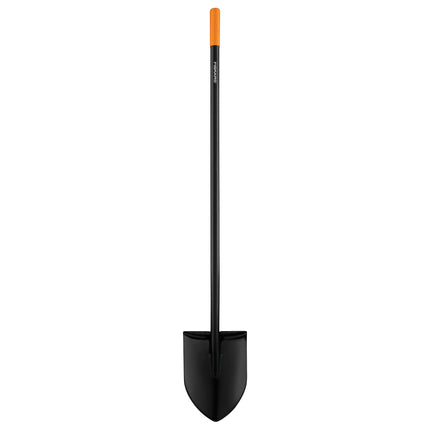 Fiskars Long Handle Round Point Steel Digging Shov