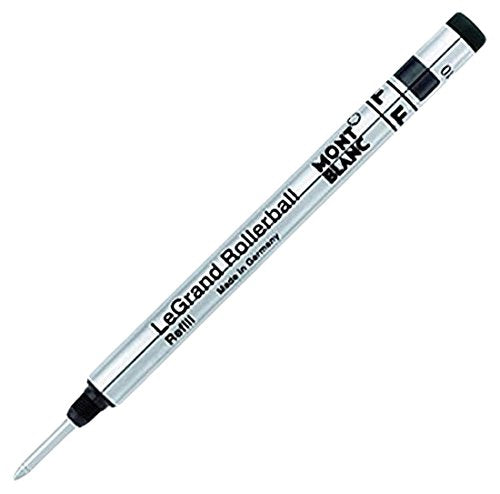 Montblanc Rollerball LeGrand Refills (F) Mystery Black 105166 / Pen Refills for Meisterstück LeGrand Rollerball Pens with a Fine Tip / 2 x Black Pen Cartridges