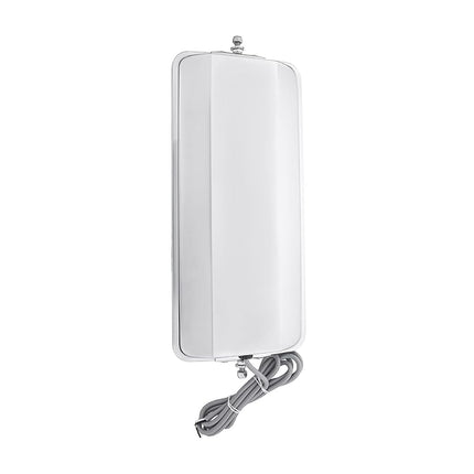 Espejo térmico United Pacific 60026 de acero inoxidable de 7" x 16" West Coast