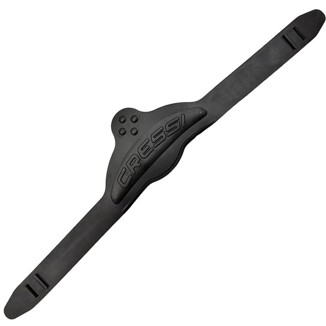 Cressi Unisex Cressi Straps Fins Black, Black, One