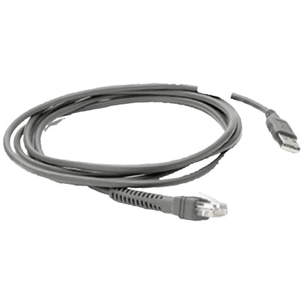 Zebra CBA-U21-S07ZBR Serial Cable (Black, 2.1 m, U