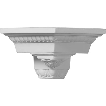 Ekena MOC03X03AT 3 5/8" P x 3 7/8" H Outside Corner for Moulding MLD03X03X05AT, Primed