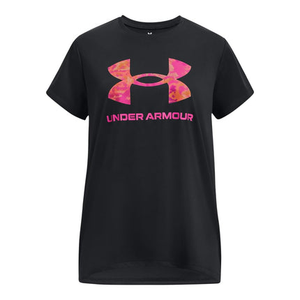 Under Armour Girls' Tech Solid Print Big Logo Shor