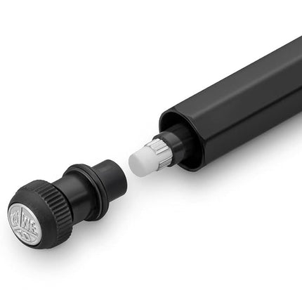 Kaweco SPECIAL S Mechanical Pencil Black 0.7 mm I Lead Push Pencil Made of Aluminium 10.5 cm I Refillable with Eraser