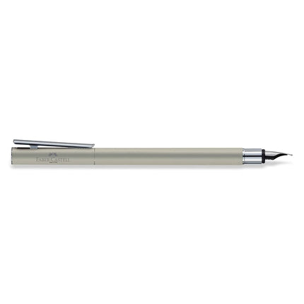 FABER-CASTELL Neo Slim 342102 Fountain Pen Stainless Steel Nib Width EF Matte Silver