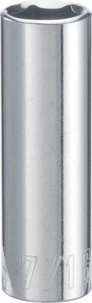 CRAFTSMAN Deep Socket, SAE, 1/4-Inch Drive, 7/16-I