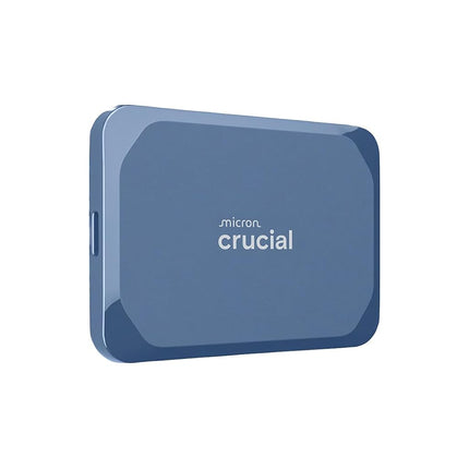 Crucial X10 1TB External Portable SSD Drive - Up to 2100MB/s, USB-C 3.2 Gen2, IP65 Dust and Water Resistant, External Solid State Drive, Matte Blue - CT1000X10SSD9-02