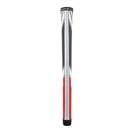 SuperStroke Traxion Tour Golf Club Grip, White/Red/Gray (Standard) | Advanced Surface Texture That Improves Feedback and Tack | Extreme Grip Provides Stability and Feedback | Even Hand Pressure