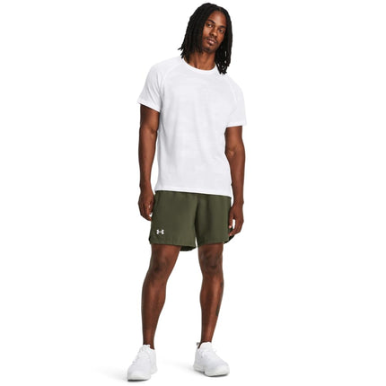 Under Armour Mens UA Launch 2 in 1 7 Shorts Green XL