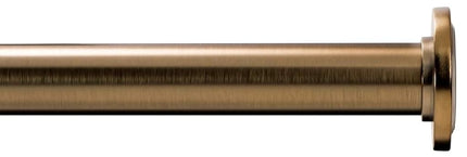 Ivilon Tension Curtain Rod - Spring Tension Rod for Windows or Shower, 54 to 90 Inch. Warm Gold