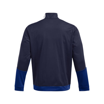 Sudadera de chaqueta de moda de tricot para hombre Under Armour, (410) Midnight Navy/Tech Blue/White, S