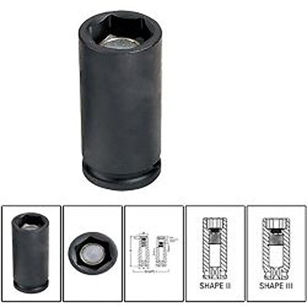 Grey Pneumatic (1010MDG 3/8" Drive x 10mm Magnetic Deep Socket