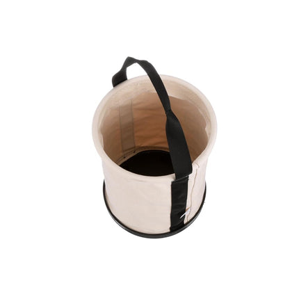 Sac à outils en toile Klein Tools 5109, à large ouverture, est fabriqué en toile n° 6 avec fond moulé noir, capacité de charge de 34 kg.
