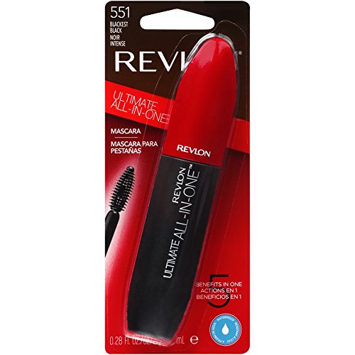 REVLON Ultimate All-in-one Mascara Waterproof Blackest Black - 0.28 fl oz/8.5 ml