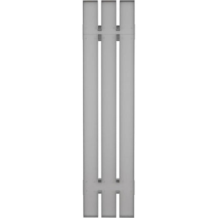 Ekena Millwork Lifetime Vinyl LS3S12X03900PG Standard Three Board Spaced, Board-n-Batten Vinyl Shutters, w/Installation Shutter-Lok's & Matching Screws (Per Pair), 12"W x 39"H, Paintable