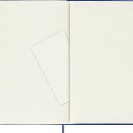 Moleskine Classic Notebook, Notebook With Ruled Pages, Hard Cover and Elastic Closure, Hydrangea Blue, XL, 19 x 25 cm, 192 Pages