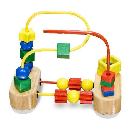 Wooden First Bead Maze Classic Toy + FREE Melissa 