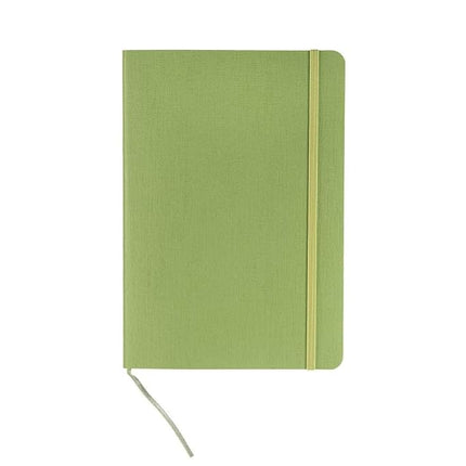 Fabriano Ecoqua Plus Stitch-Bound Notebook, 5.8" x 8.3", A5, Graph, Lime