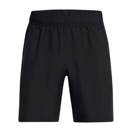 Under Armour Men's Woven Wordmark Shorts, (004) Black / / Morph Green, 3X-Large