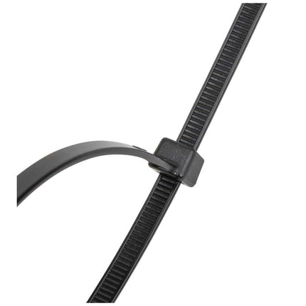 Cable Ties, 50-Pound Tensile Strength, Heavy Duty Nylon Cable Zip Ties, Indoor/Outdoor Use, 11.5-Inch, Black, 100-Piece Klein Tools 450-210