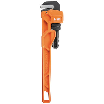 KLEIN TOOLS 68228 18-Inch Cast Iron Pipe Wrench, Heavy Duty Adjustable Plumbing Wrench with I-Beam Handle, 2-1/2-Inch Jaw Capacity