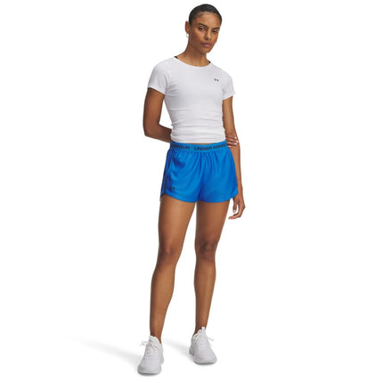 Under Armour Women's Tech Play Up Shorts Blue/Washed Navy S S