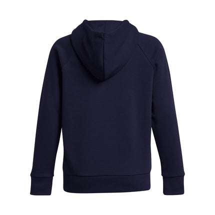 Sudadera con Capucha de Forro Polar Rival UA para Mujer de Under Armour, Sudadera con Capucha de Forro Polar Ultrasuave con Interior Cepillado, Sudadera de Gimnasio con Bolsillo Canguro, Sudadera con Capucha para Descanso y Calentamientos de Invierno