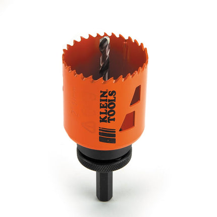 Klein Tools 31932 Bi-Metal Hole Saw, 2-Inch for Cutting Stainless Steel, Mild Steel, Drywall, Wood and Plastic, with Easy Slug Removal
