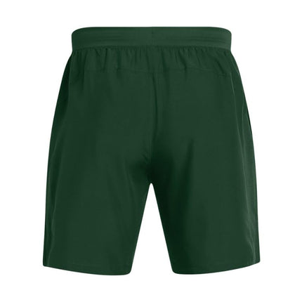 Under Armour Pantalones Cortos para Hombre Launch Run 7 Pulgadas sin Forro, (301) Verde Bosque/Verde Bosque/Blanco, Talla Grande