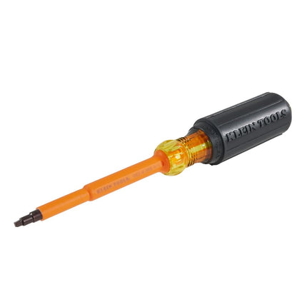 Klein Tools 662-4-INS Insulated Screwdriver, #2 Square-Recess Tip with 4-Inch Shank