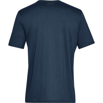 Under Armour mens Sportstyle Left Chest Short-Sleeve T-Shirt , Academy Blue (408)/Black , Small