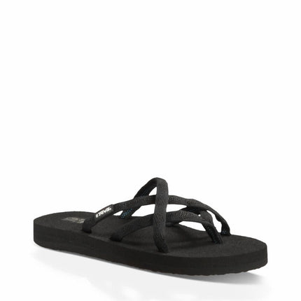 Teva Women’s Olowahu W's Flip Flops, Black (Mix B On Black), 7 UK (9 US)