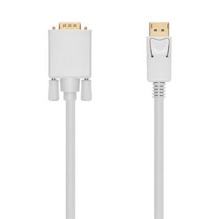 Monoprice 6ft 28AWG DisplayPort to VGA Cable - White