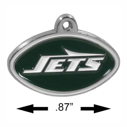 Siskiyou Sports NFL New York Jets Chrome Dangle Earrings