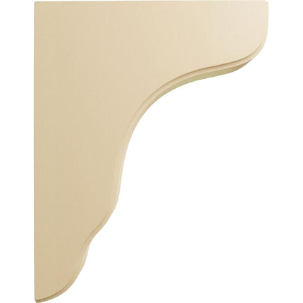 Ekena BKTW02X09X11PLMA 1 3/4" W x 8 1/2" D x 11" H Plymouth Wood Bracket, Maple